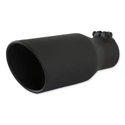 Flowmaster Exhaust Tip ss 4.5in 3in Tubing 11in Long Clampon Angle Cut Black