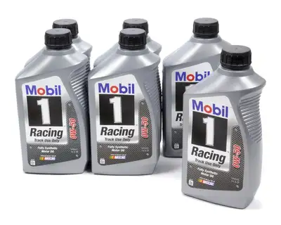 Mobil 1 0w50 Racing Oil Case 6x1 Qt