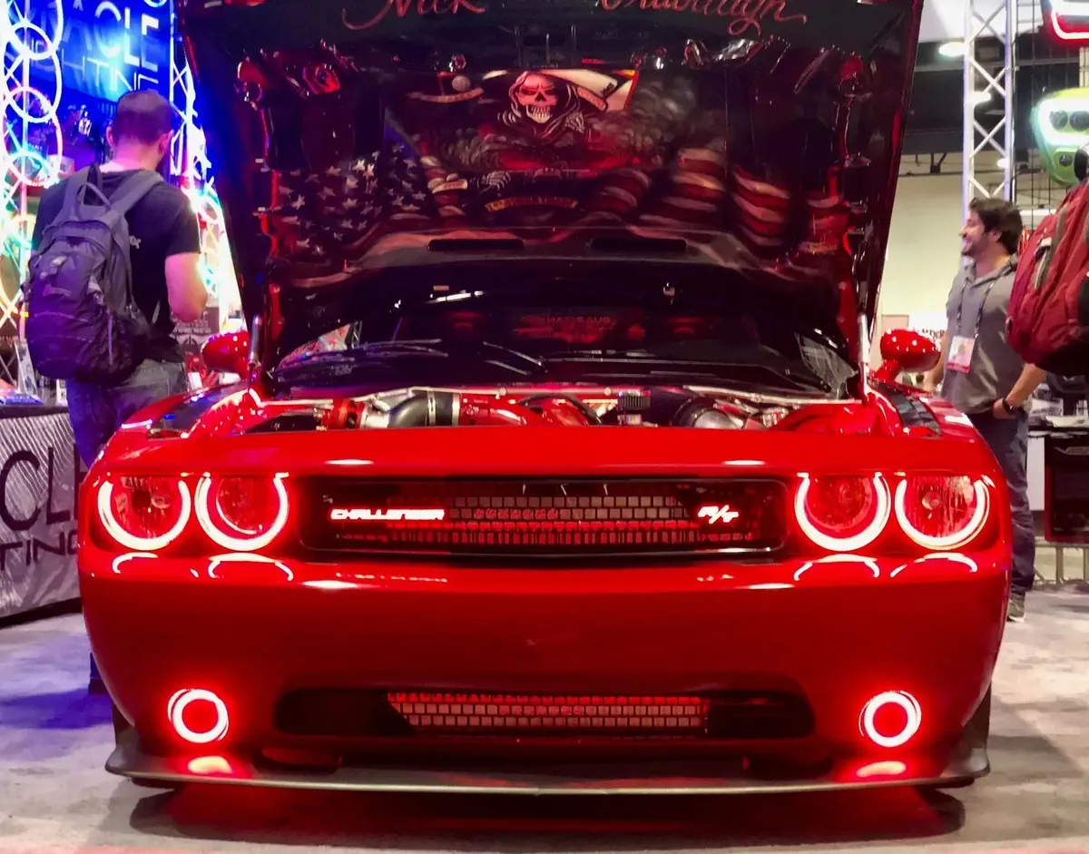 ORACLE Lighting 2008-2014 Dodge Challenger LED Fog Light Halo Kit - Surface Mount product image
