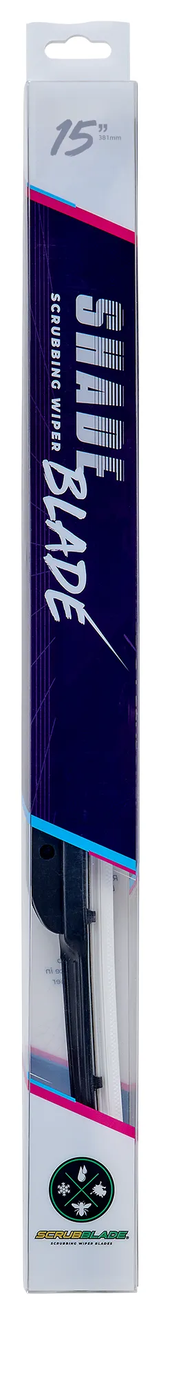 Scrubblade - 15 380mm White Silicone Shadeblade Wiper Blade - CBW1500 product image