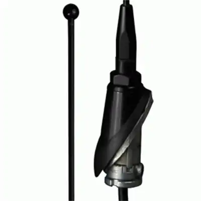 Metra Electronics ANTENNAWorks; Antenna; 31 in./79cm Removable Mast; 27 in./69cm Cable; Factory Connector And 15 in./38cm Adaptor Cable; Black;