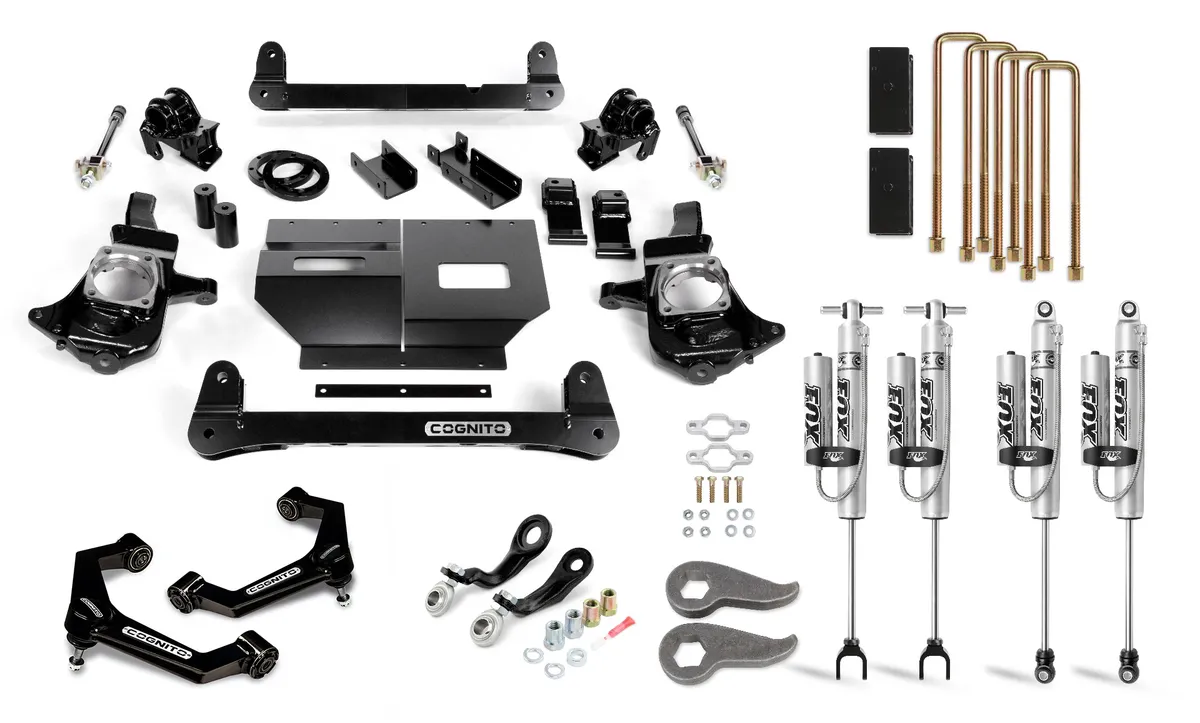 Cognito Motorsports Truck Cognito 6-Inch Performance Lift Kit with Fox PSRR 2.0 Shocks for 11-19 Silverado Sierra 2500 3500 2WD 4WD