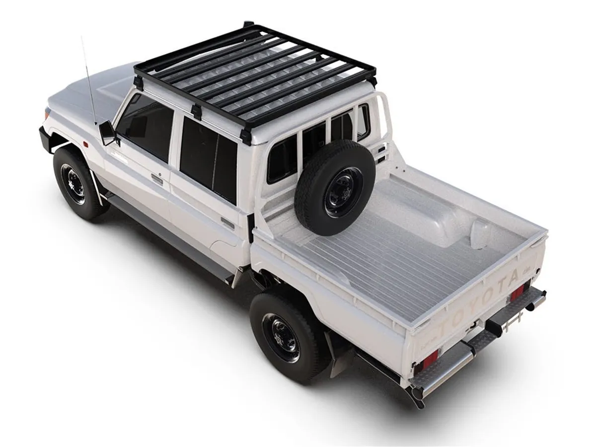Slimline II Roof Rack Kit; For 1999-2023 Toyota Land Cruiser 78 Series Double Cab Pickup; 1425 W x 1560 L; product image