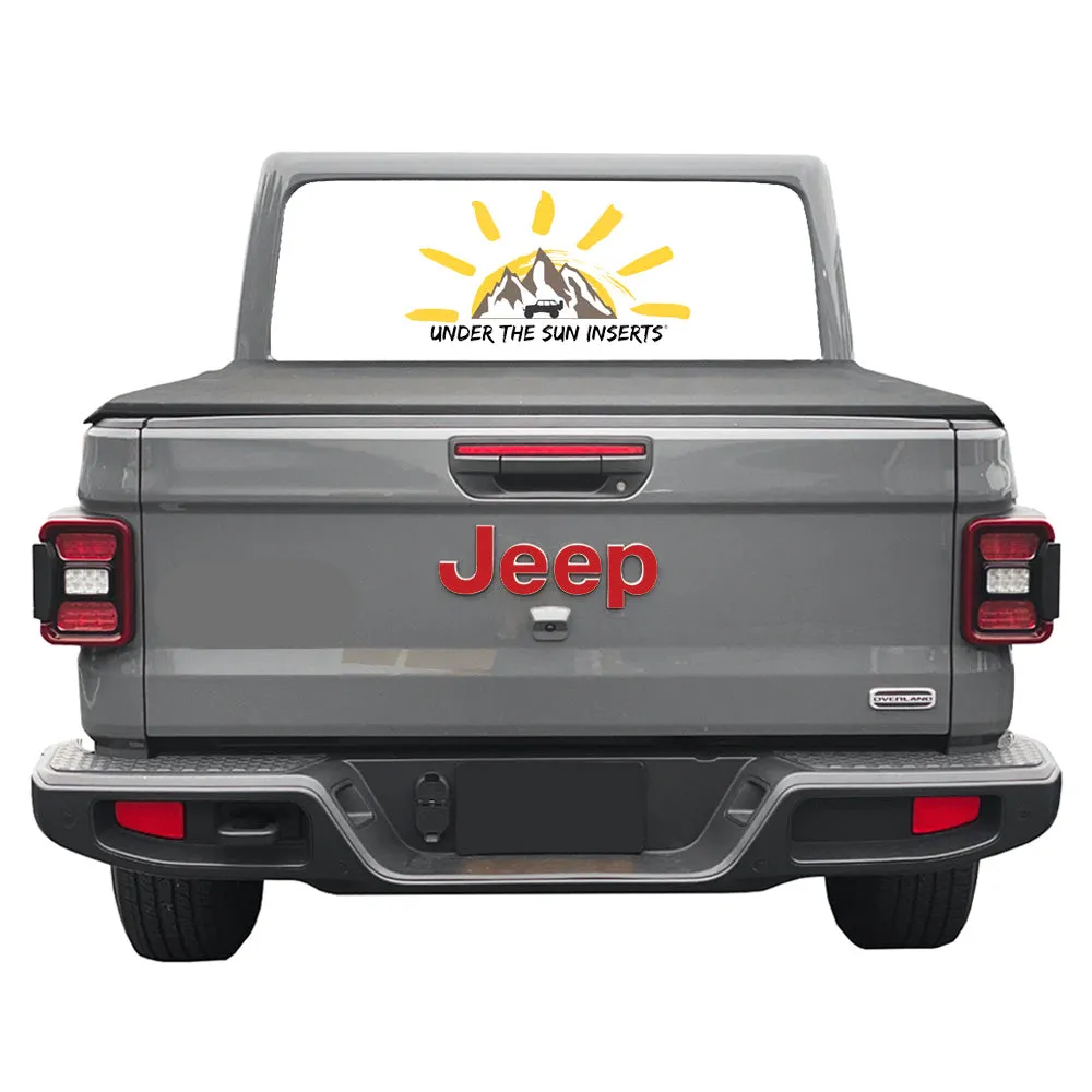 Red Jeep Fender Emblem Overlay Vinyl Decals 2pk product image