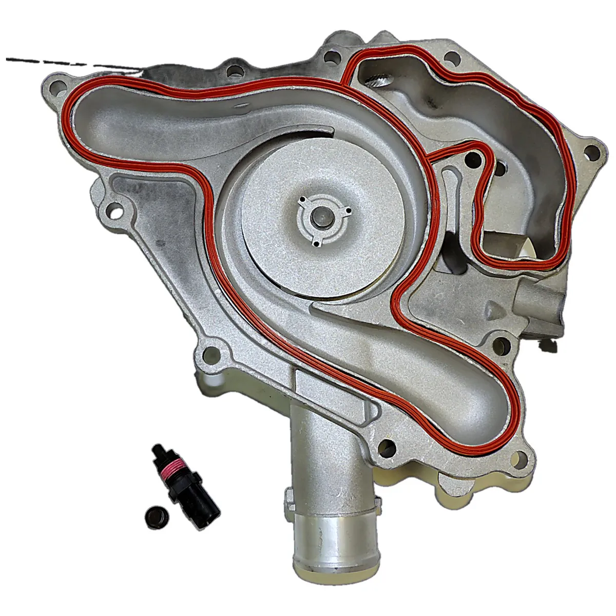 Water Pump 2011-2015 WK Grand Cherokee w/ 5.7L Engine; 2012-2012 WK Grand Cherokee w/ 6.4L Engine w/o Engine Oil Cooler; 2011-2014 LX 300 w/ 5.7L Engine; 2012-2014 LX 300 w/ 6.4L Engine; 2011-2014 LD Charger w/ 5.7L Engine; 2012-2014 LD Charger w/ 6. product image
