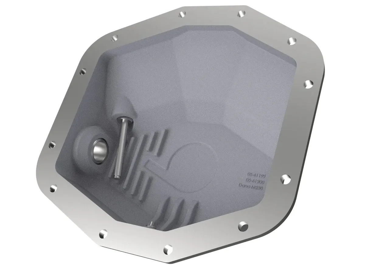 21c RAM 1500 Trx Pro Series Rear Differential Cover Black W/ Machined Fins product image