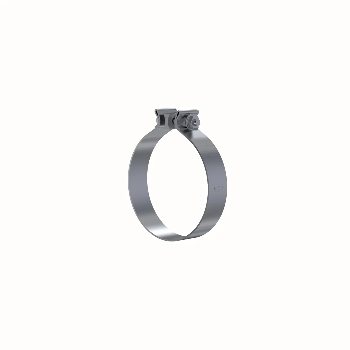 Garage Parts Band Clamp; 5 in. Diameter; Stainless Steel; product image