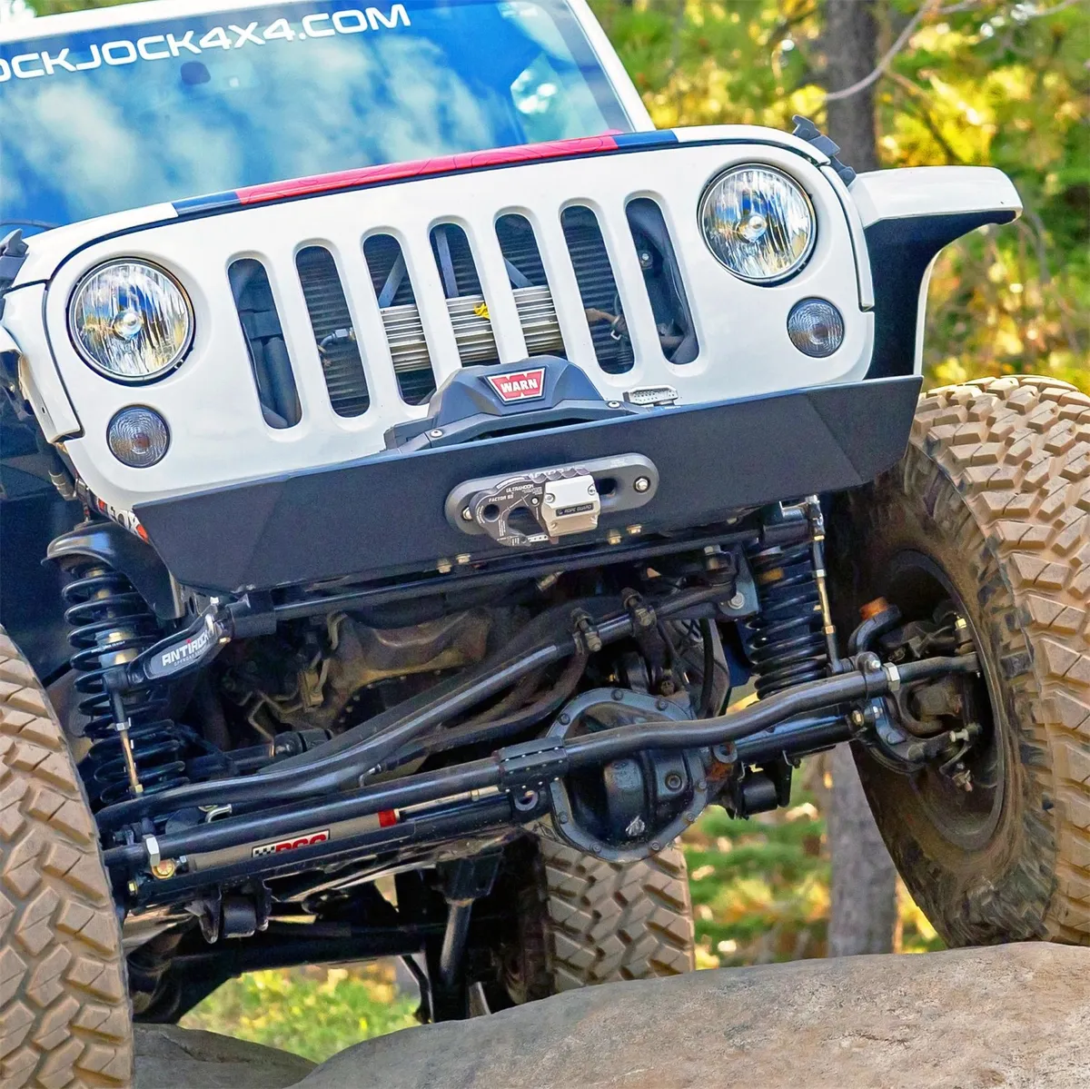 Currectlync Wrangler JK High Steer Kit For Ram Assist. Incl. Knuckles Drag Link Tie Rod Jeep JL/JT Trac Bar Trac Bar Reloc/Ram Mount Tie Rod Clamp RockJock 4x4 product image