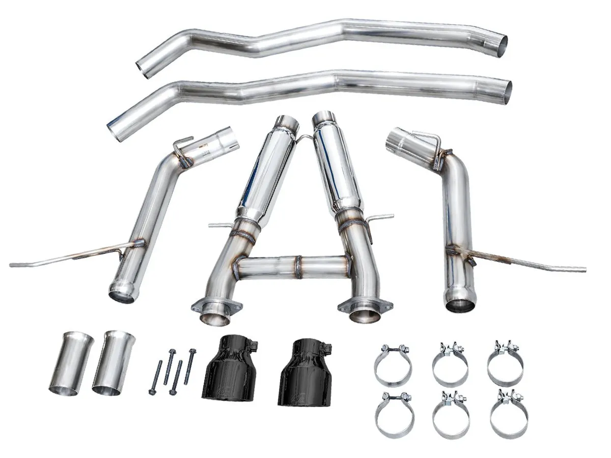 AWE Touring Edition Exhaust for Dodge Durango 6.4 / 6.2 SC - Chrome Silver Tips product image