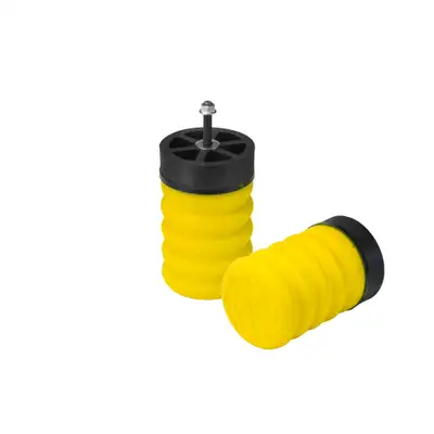SuperSprings SumoSprings; Solo Kits Are Replacements To Factory Bump Stops; Capacity 2800 lbs. At 50 Percent Compression; Do Not Exceed GVWR; No Drill Required;