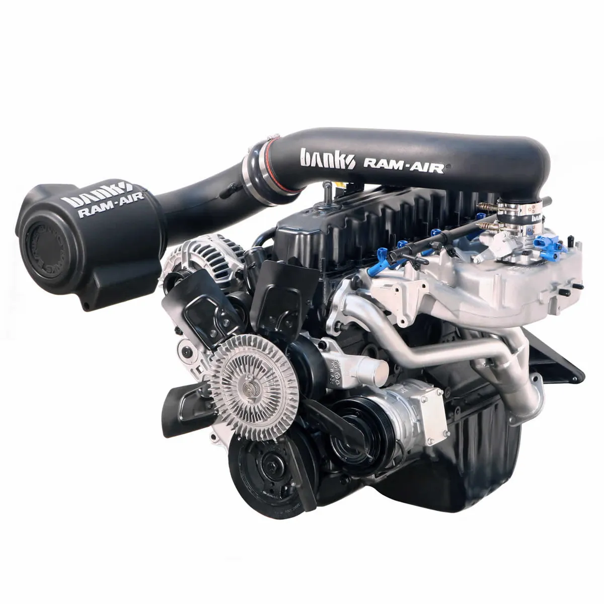 Ram-Air Cold-Air Intake System Oiled Filter 97-06 Jeep 4.0L Wrangler TJ Banks Power product image