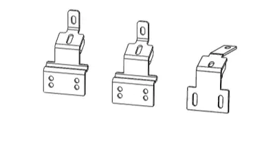 Go Rhino Go Rhino D60368TK - Dominator Xtreme D1,,D2, D6, DSS, DT Side Steps - Mounting Brackets Only - Textured Black