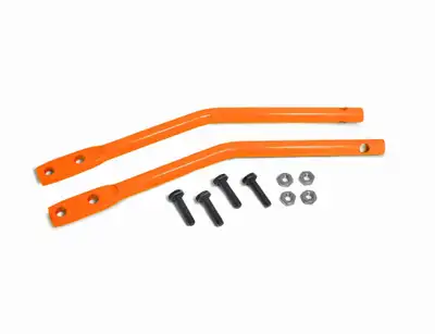 Steinjager Doors 2018 to Present Mirror Legs to Fit Tube Doors Fluorescent Orange