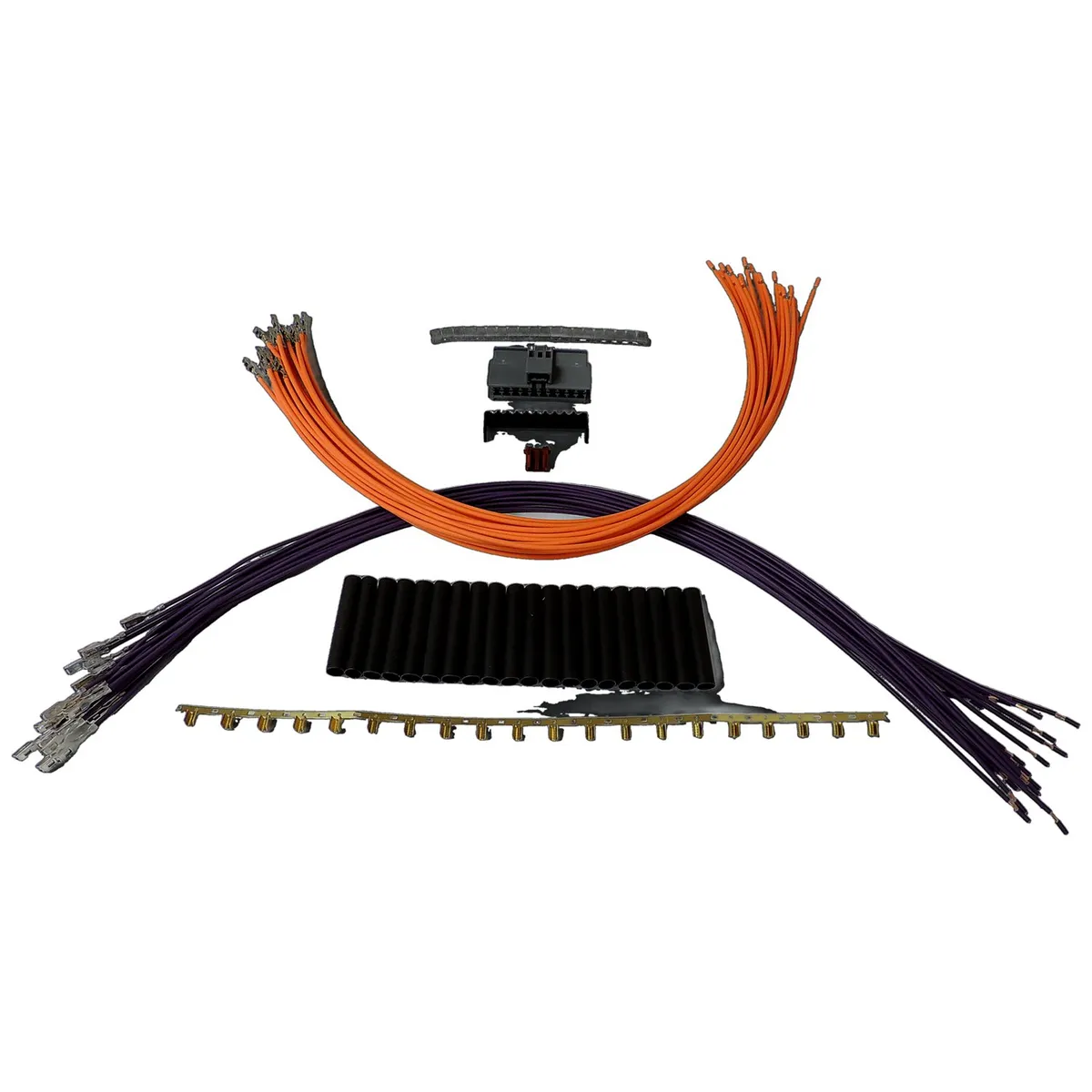 Multi Colors Wiring Harness Repair Kit Multifunction Switch Harness Repair Kit;includes Connector, Wiring, Terminals, Shrink Tubing, And Clips product image