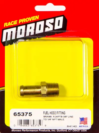 Moroso 1/4' Npt-3/8' Line Fittng