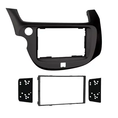Metra Electronics Custom Fit Mounting Kit; Double Din Radio Provision; Incl.: Radio Housing/Iso Ddin Brackets/Iso Ddin Trim Plate; Black;