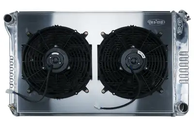 COLD-CASE Radiators 70-81 Camaro Aluminum Radiator And 12 Inch Fan Kit MT Cold Case Radiators