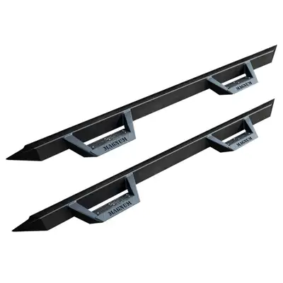 Raptor Series Magnum RT Drop Steps Black Textured Alloy Steel - 20-26 Jeep Gladiator