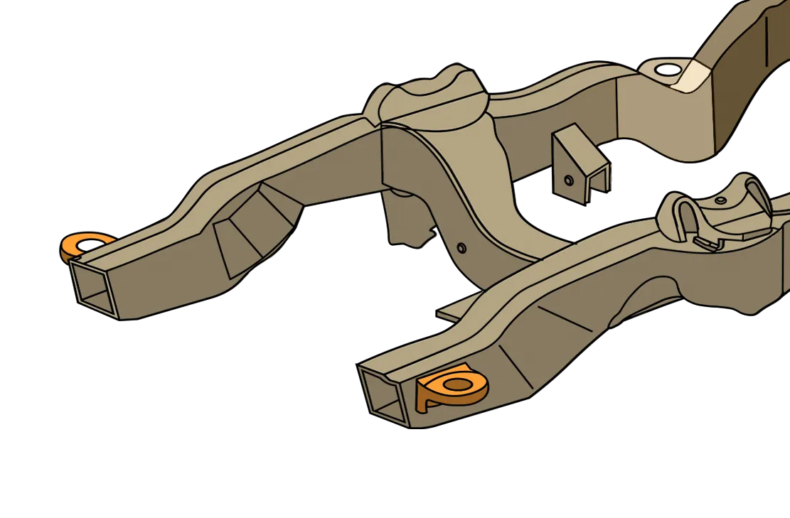 Core Support Mount For 94-04 Chevy S10 and GMC Sonoma Driver Side Rust Buster Frameworks product image