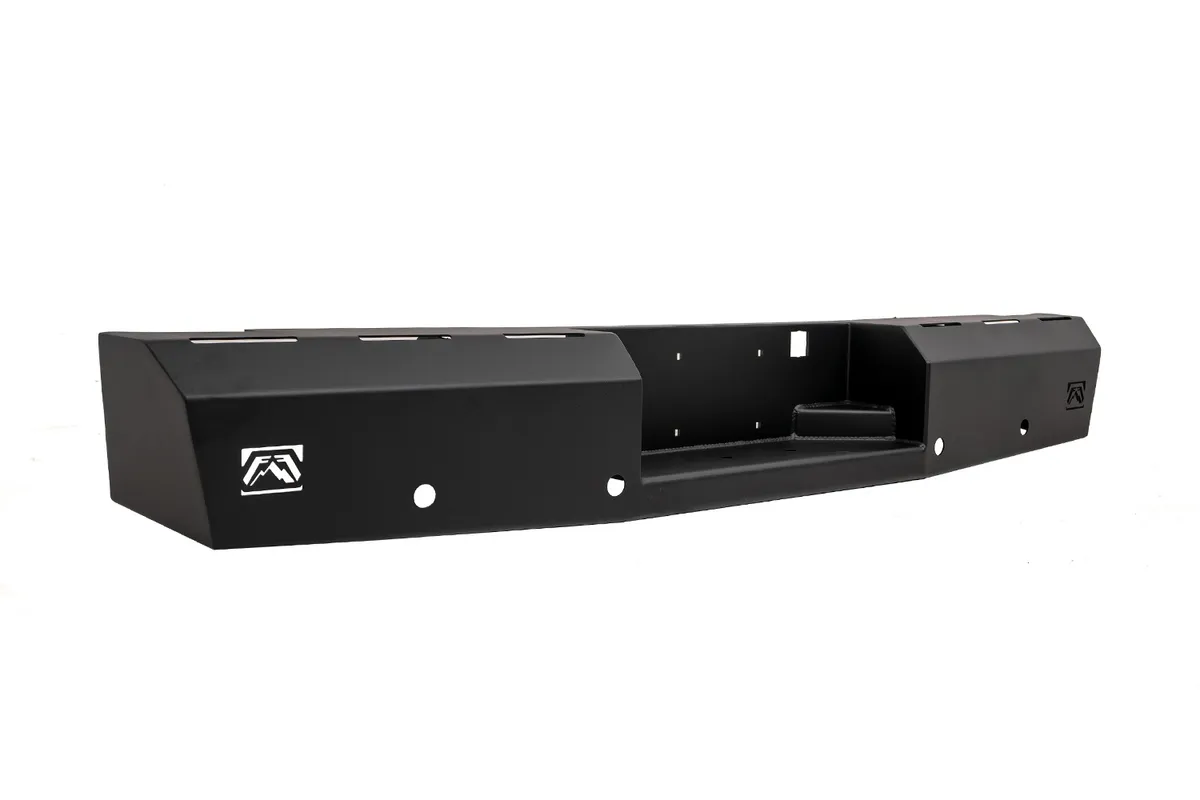 0307 Silverado/Sierra 2500/3500 HD Red Steel Rear Bumper product image
