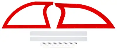 Dominator Race Body Sail Panel Pair Late Model Red