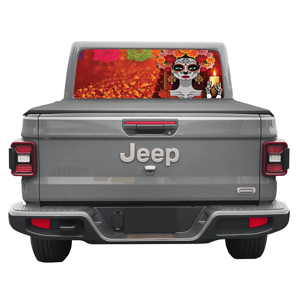 Day of the Dead Rear Window Decal product image