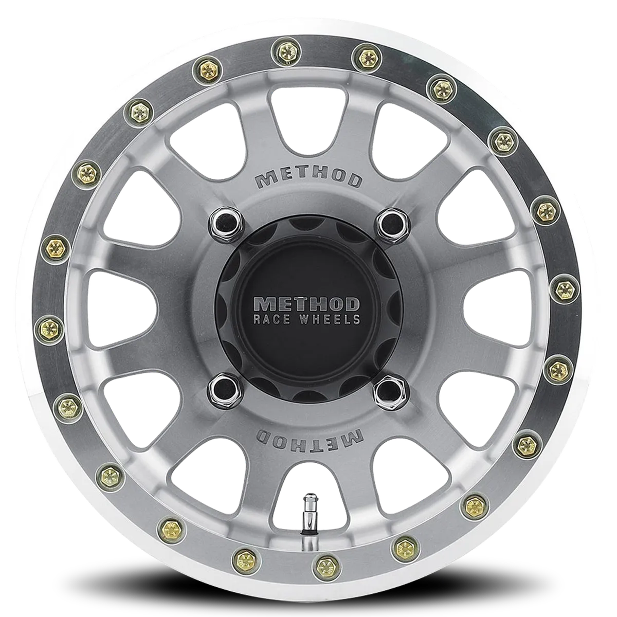 Method Race Wheels Aluminum Wheels 15x7 MR401 Beadlock UTV Bolt Pattern 4 On 156 Offset 13 Lip Size 1.77 Machined Raw Machined SL Method