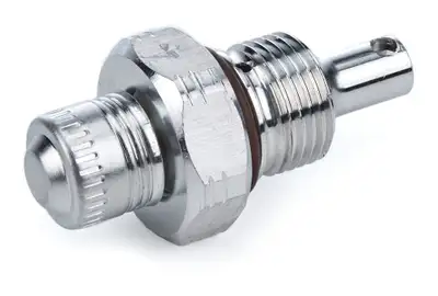 KRC Power Steering Alum Flow Valve -6AN Male ID - 4