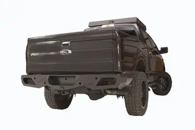 Fab Fours 0914 Ford F150/Raptor Vengeance Sensor Rear Bumper Matte Black
