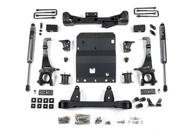 Zone Offroad 2016-2023 Toyota Tacoma 4 Suspension Lift Kit - Front Strut Spacer Rear Block - Fox 2.0 Adventure Series Shocks