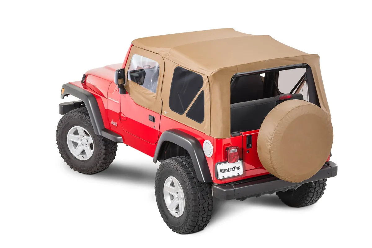Jeep TJ Replacement Top With Doorskins Tinted Glass For 97-06 Jeep Wrangler TJ Spice Diamond MasterTop product image