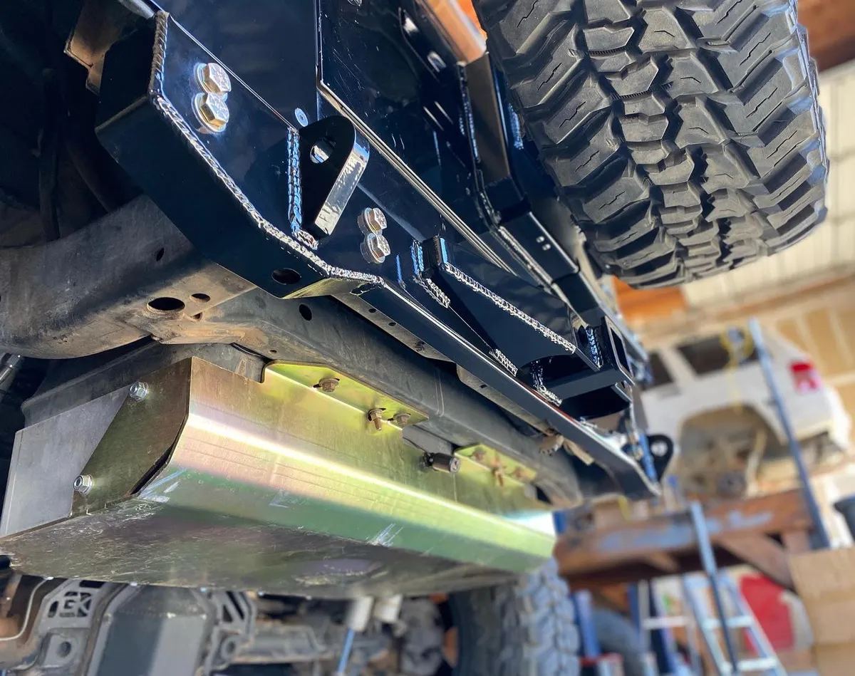 Rear Diamond Series Stubby Bumper for Jeep TJ Wrangler product image