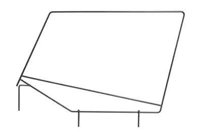 MasterTop Jeep YJ Upper Steel Door Frames Pair For 87-95 Wrangler YJ Black Powdercoat MasterTop