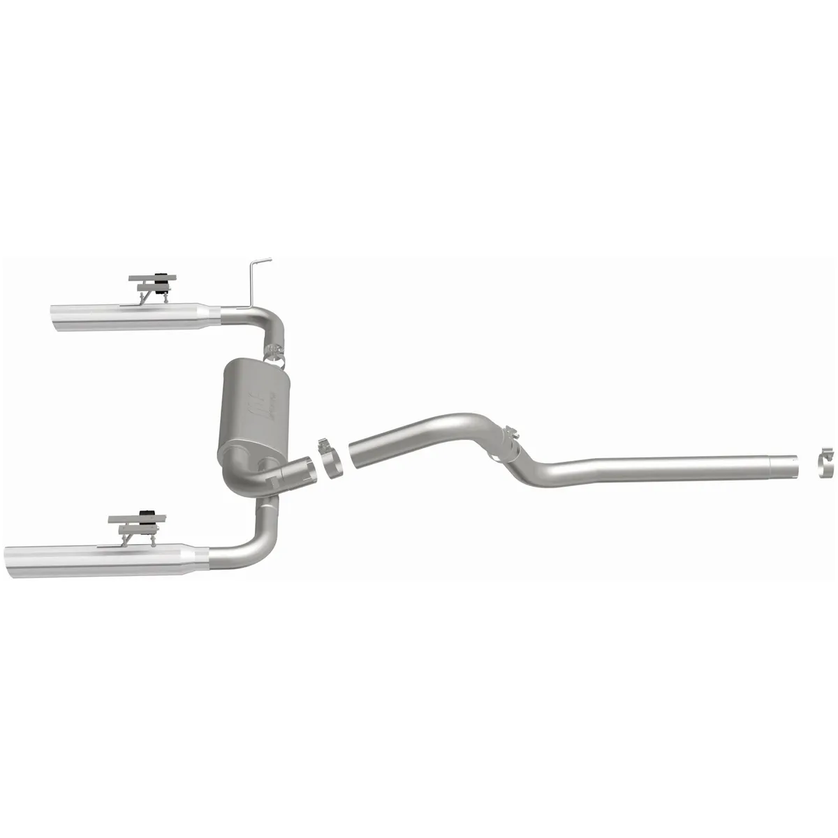 MagnaFlow 1998-2002 Chevrolet Camaro 5.7L | 1998-2002 Pontiac Firebird 5.7L Street Series Cat-Back Performance Exhaust System 15684 product image