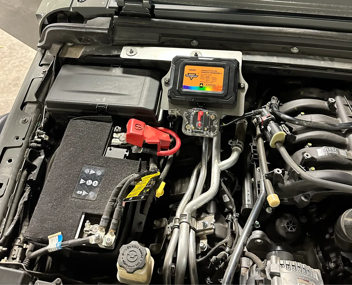 2018+ Jeep JL JT Auxbeam Control Box Mount for Wrangler Gladiator product image