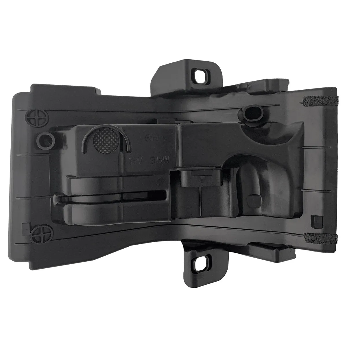 Ford 17-19 F250f350f450 Superduty Side Mirror Lenses 2-Piece Set w White LED Running Lights Amber Flashing LED Turn product image