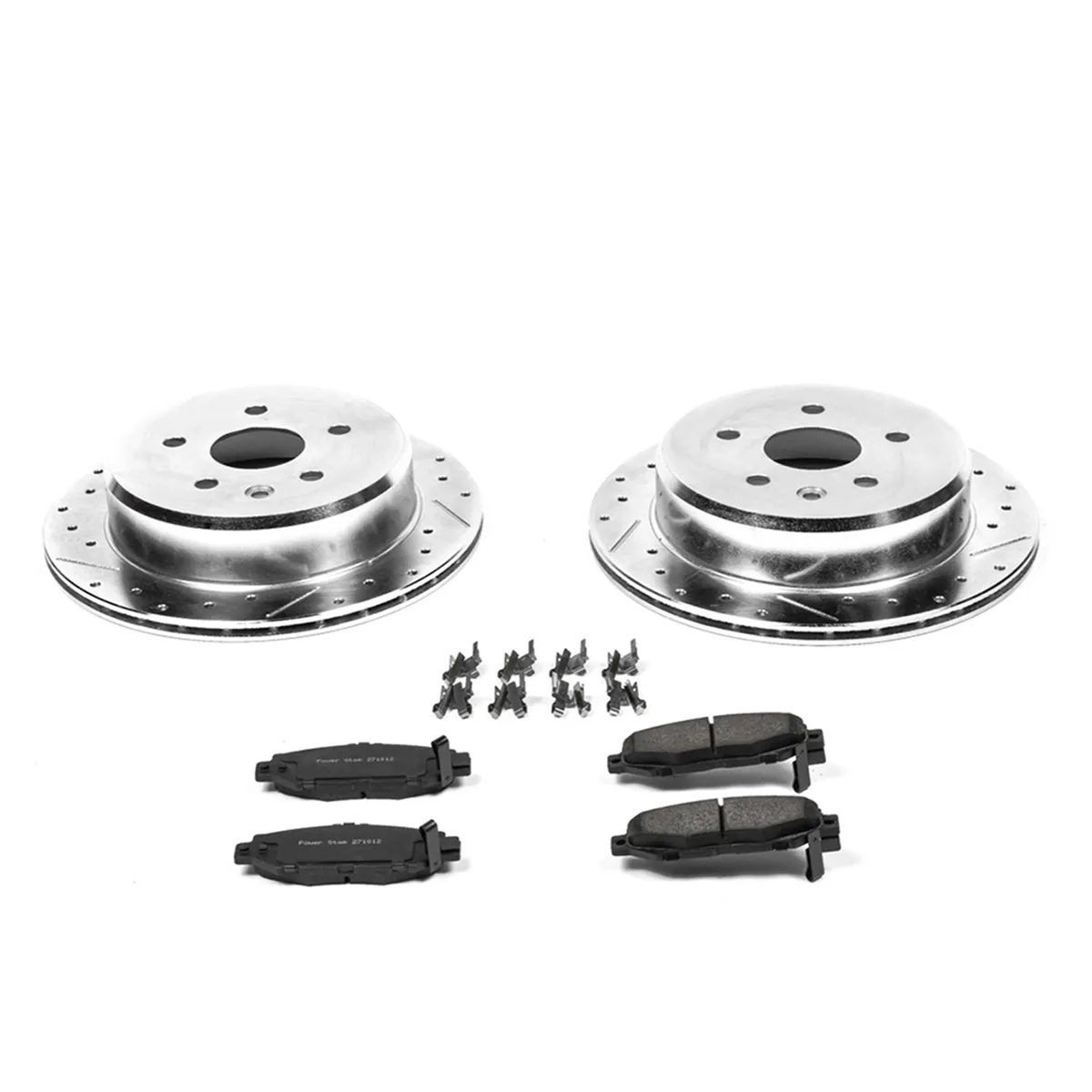 Z23 Evolution Sport Upgrade Kit: Drilled/Slotted Rotors; Carbon-Fiber Ceramic Pads W/Hardware product image
