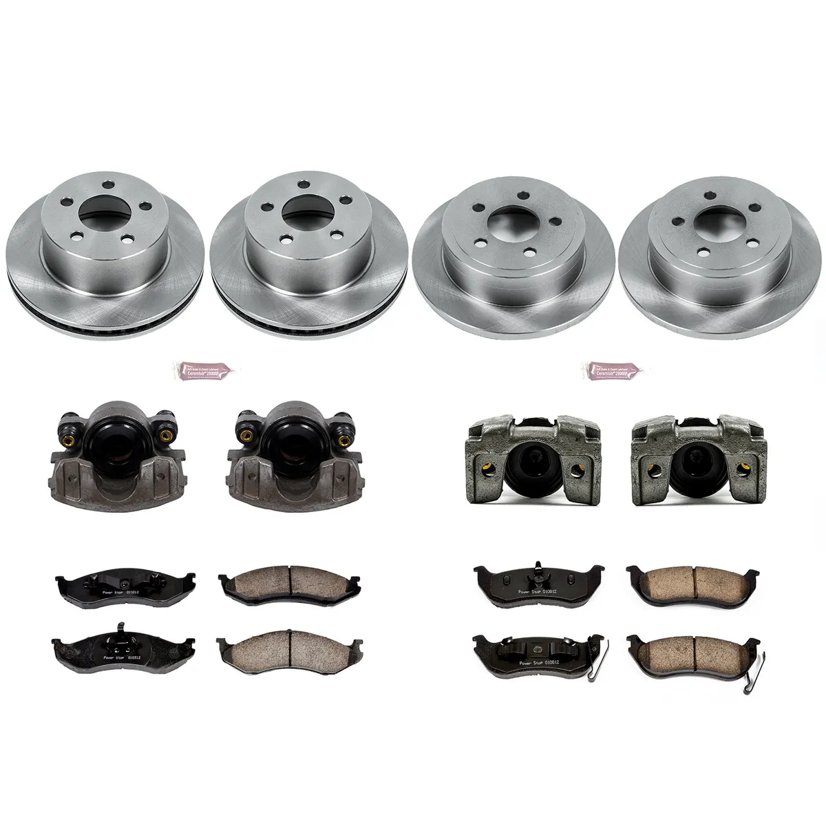 Z17 Direct Replacement Kit: Rotors; Ceramic Pads; Calipers product image