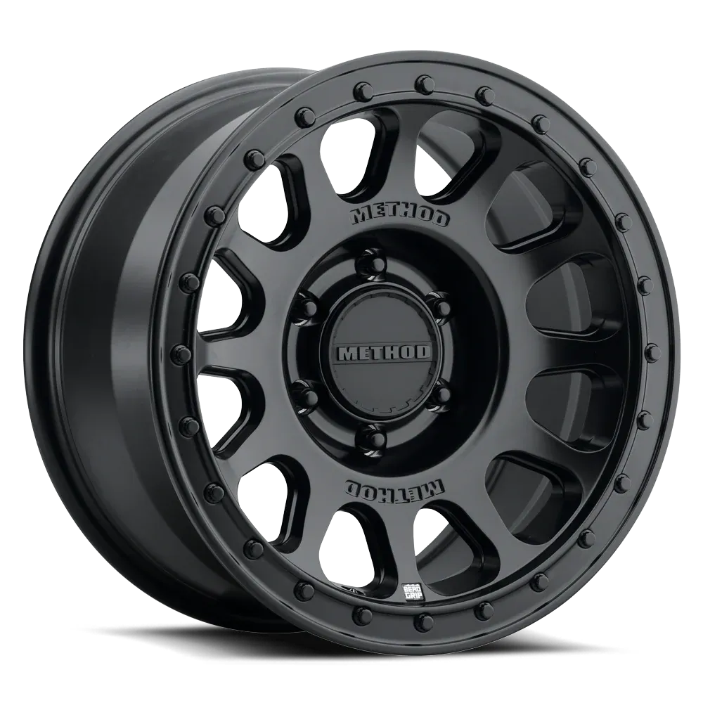 Method Race Wheels 709 HD Series Bead Grip Wheel, 18x9 6x5.5 12mm - Matte Black - Bronco 2021+ product image