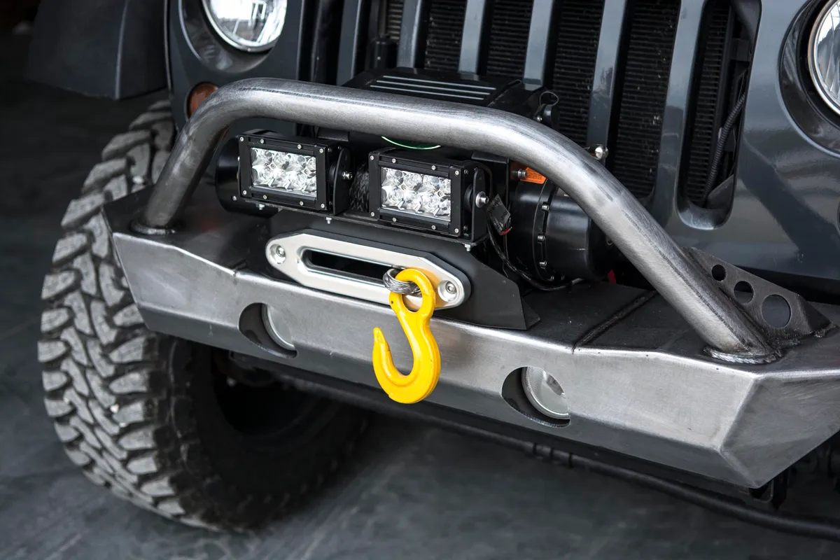 LOD Destroyer Front Bumper Aux Light Mount Black Powder Coated - JT/JL/JK product image