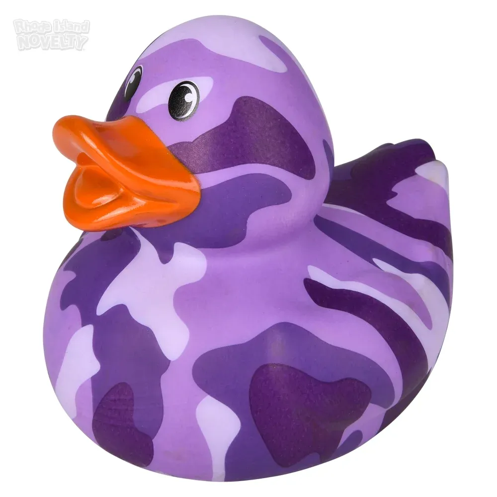 Big Camouflage Rubber Duckies 6\" product image