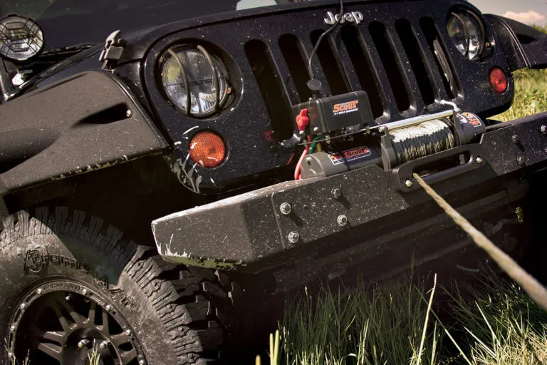 8000 LB Winch Waterproof 4.9 HP Series Wound 12V Motor W/ 92 Foot Synthetic Rope SEC8 Scout ES Mile Marker product image