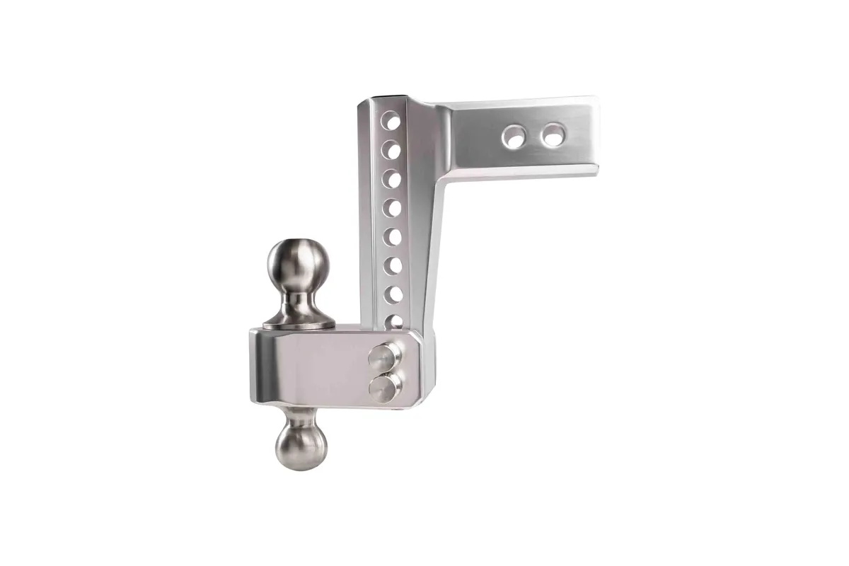2.5" Aluminum Medium Duty Hitch 6" Drop/Rise w/ Stainless Steel Dual Ball product image