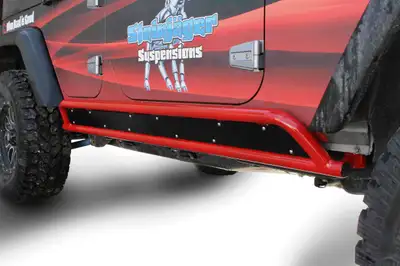 Steinjager Armor 2007-2018 Rock Sliders Inserts for 4 Door Models Black