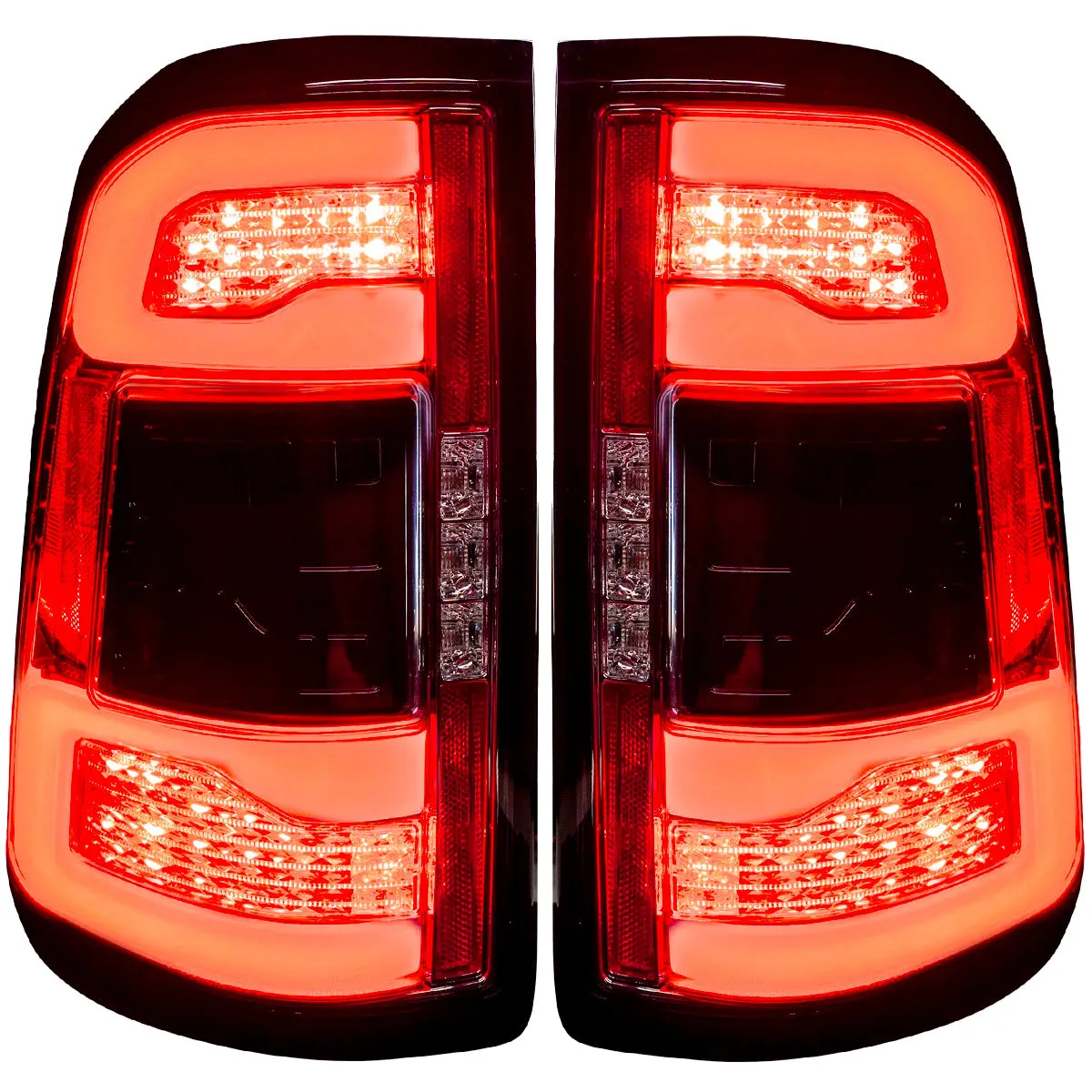 Dodge 19-20 RAM 1500 And 20-21 RAM 25003500 Oled Tail Lights Replaces Factory OEM LED Tail Lights - Smoked Lens product image