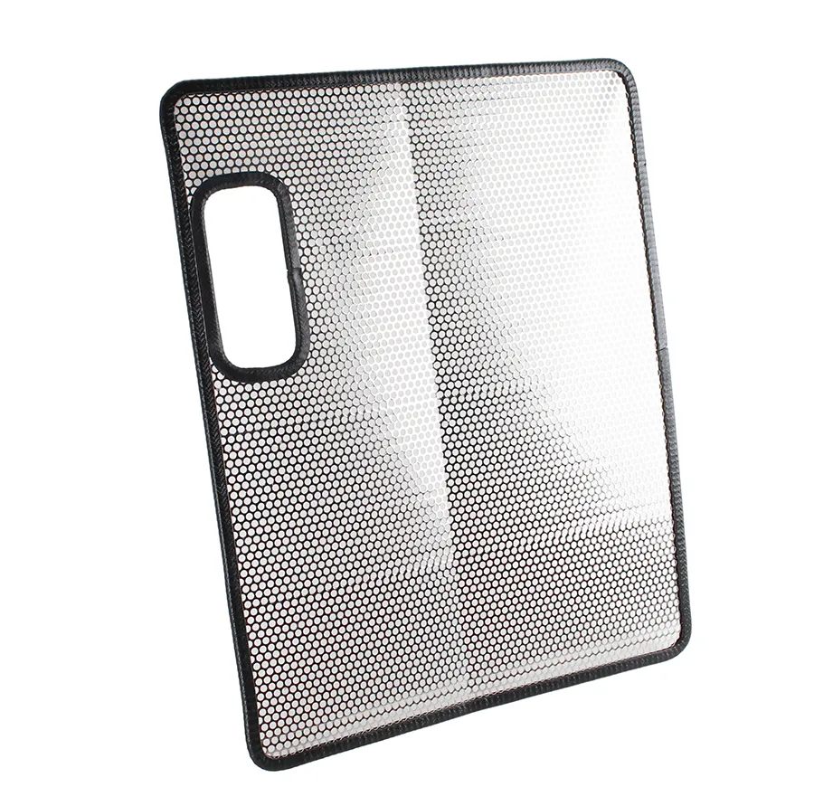 Jeep YJ Bug Shield 87-95 Wrangler TJ Polished Silver Kentrol product image