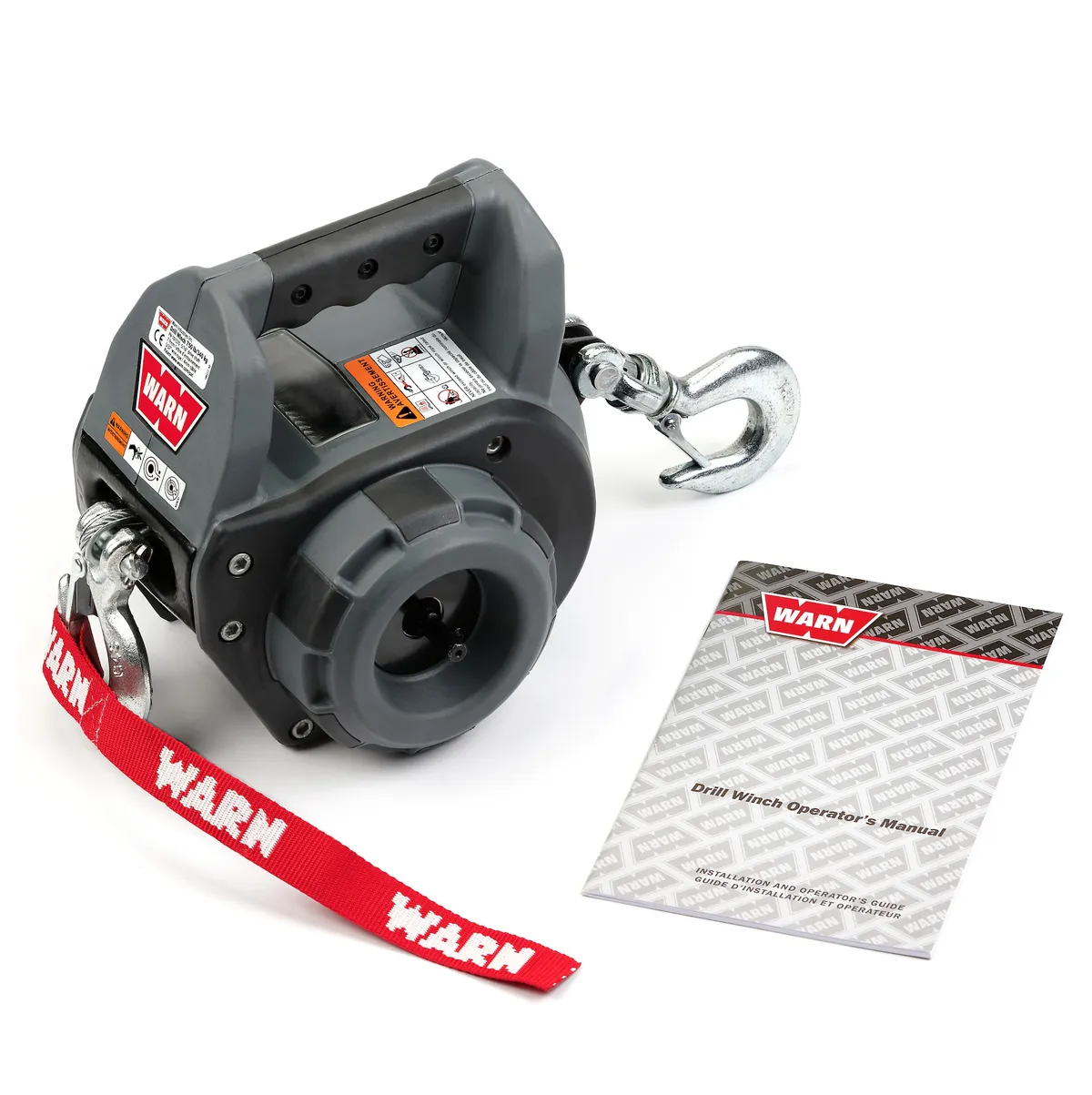 WARN - The Warn Drill Winch, a versatile and portable pulling tool ready to help with everyday applications. Comes with Steel Rope. product image