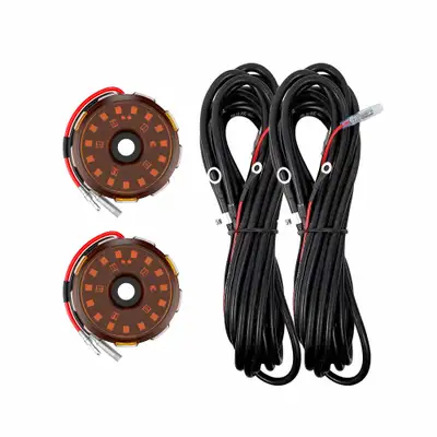 KC HiLiTES KC HiLiTES 6336 KC Two-Light Add-On Cyclone V2 Kit - Amber - 5.0 Meters Long