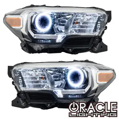 Oracle Lighting 2016-2018 Toyota Tacoma LED Headlight Halo Kit - ColorSHIFT® - w/Simple Controller