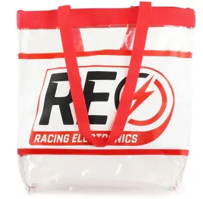 Racing Electronics Bag Large Clear w/Handle